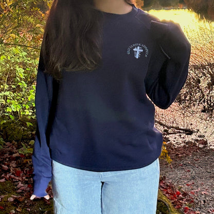 Navy Blue "Grow in Grace" Crewneck